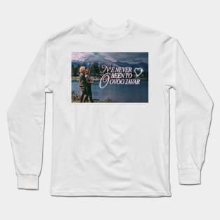 Vintage Vine Quote - oovoo javar Long Sleeve T-Shirt